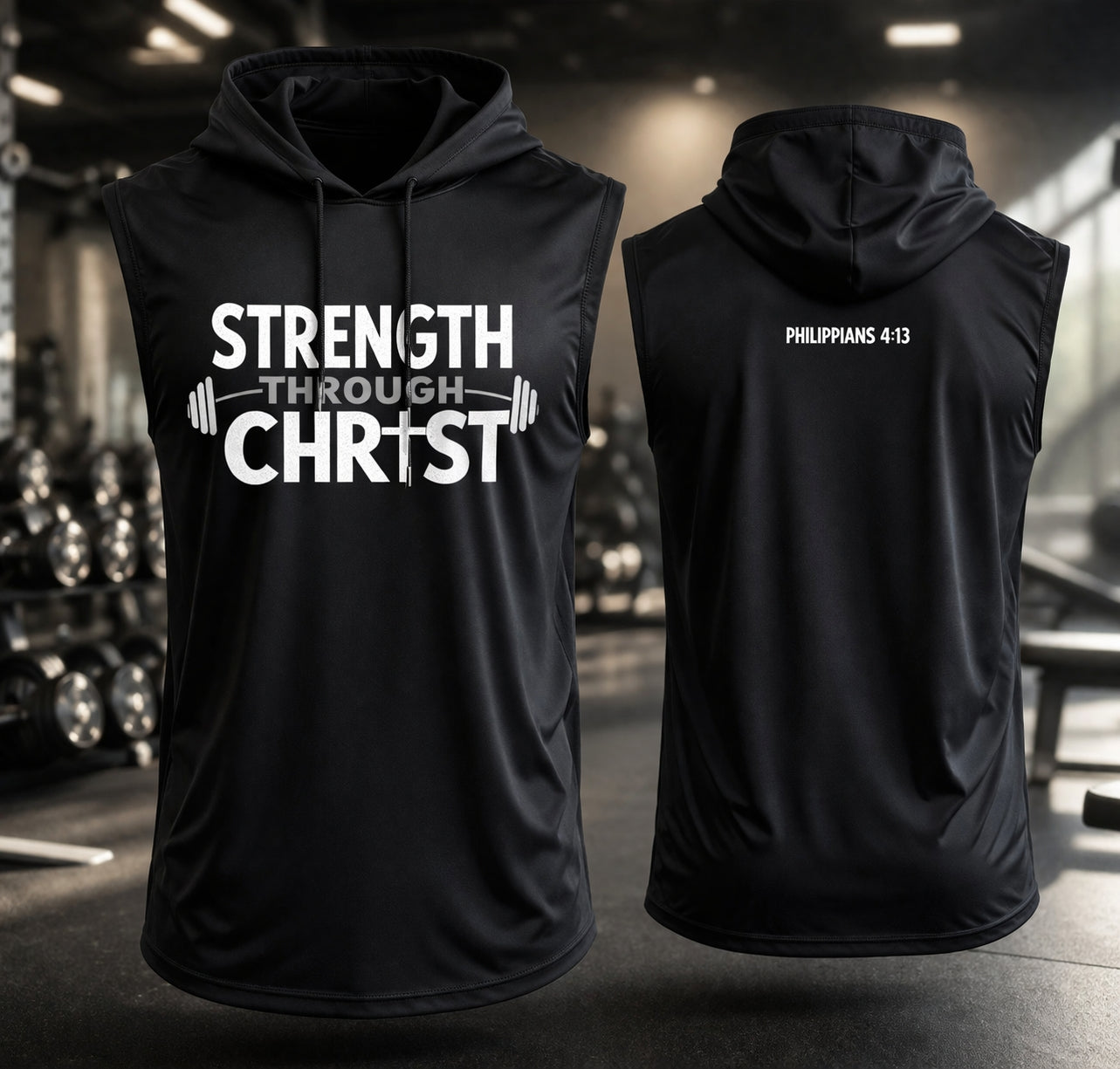 Strength Through Christ Workout Hoodie